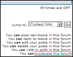 Moderation Control Panel